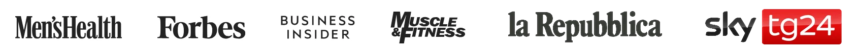 Rassegna stampa — Men's Health, Forbes, Business Insider, Muscle & Fitness, Men's Journal